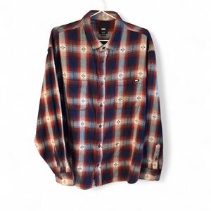 Plaid VANS Button Up NWT